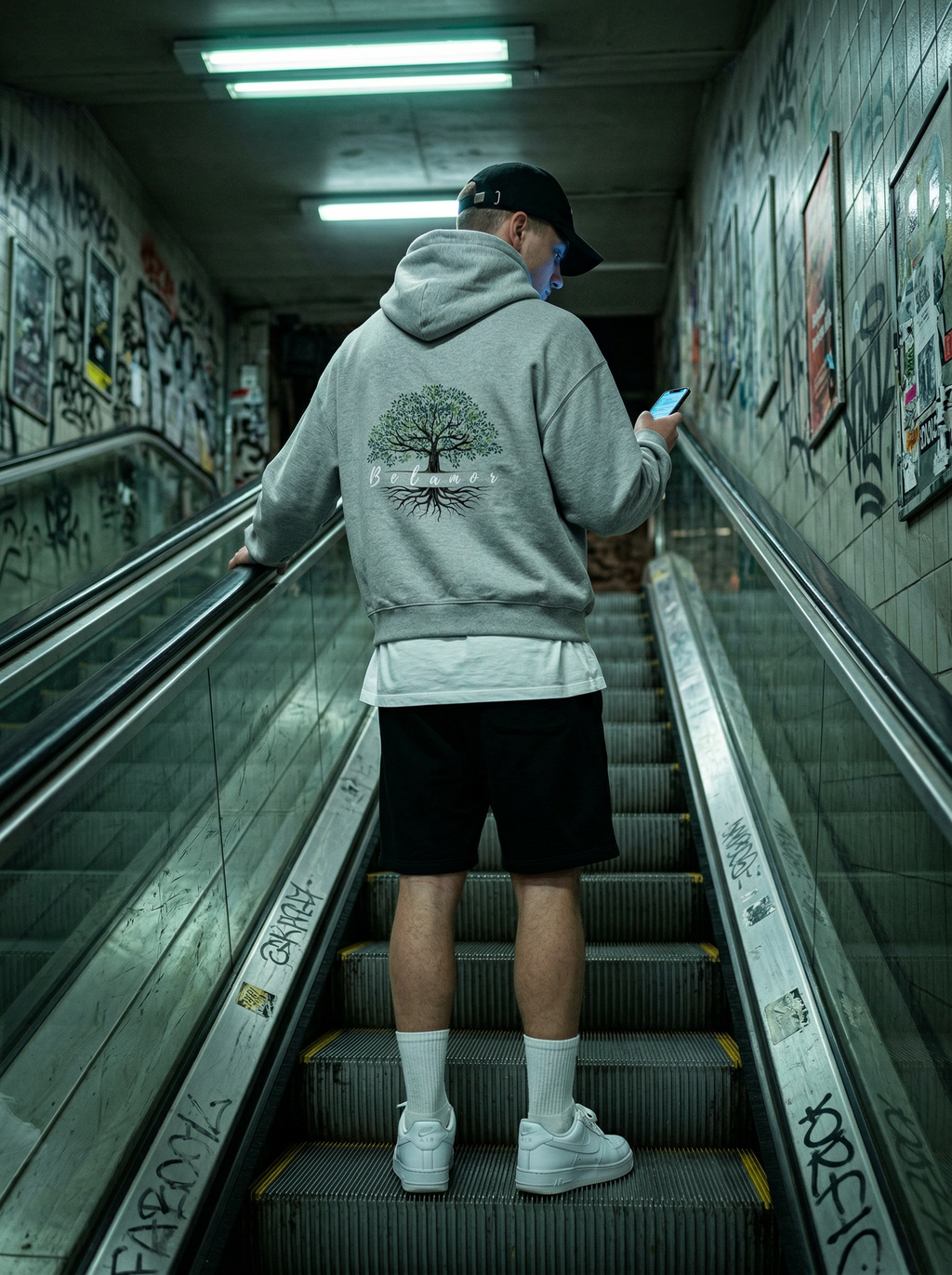 Tree Embroidery Hoodie Belamor