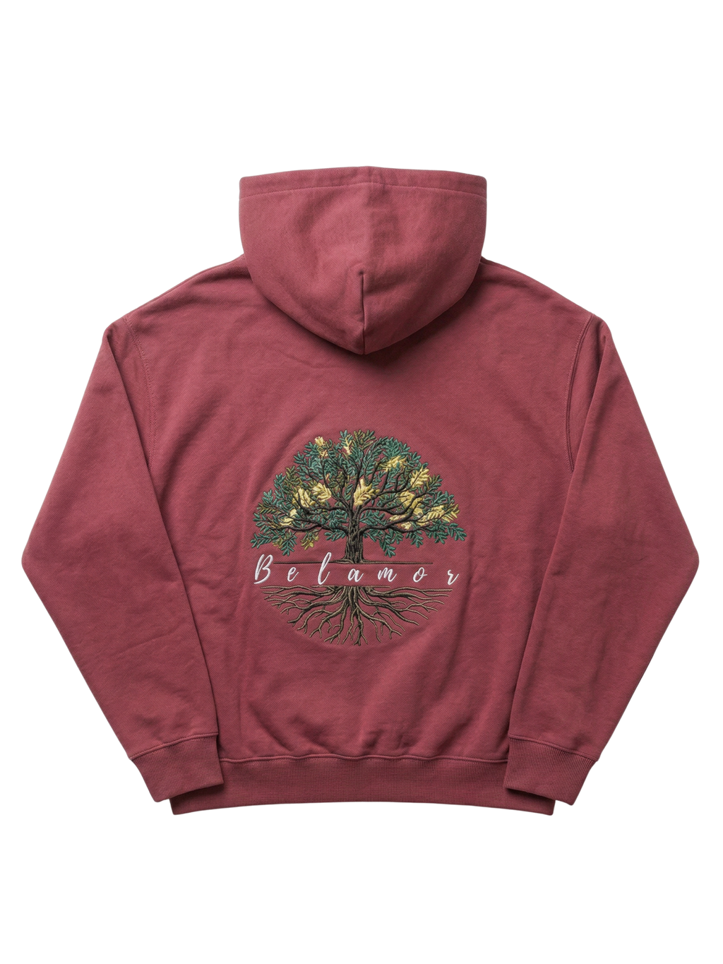 Tree Embroidery Hoodie Belamor