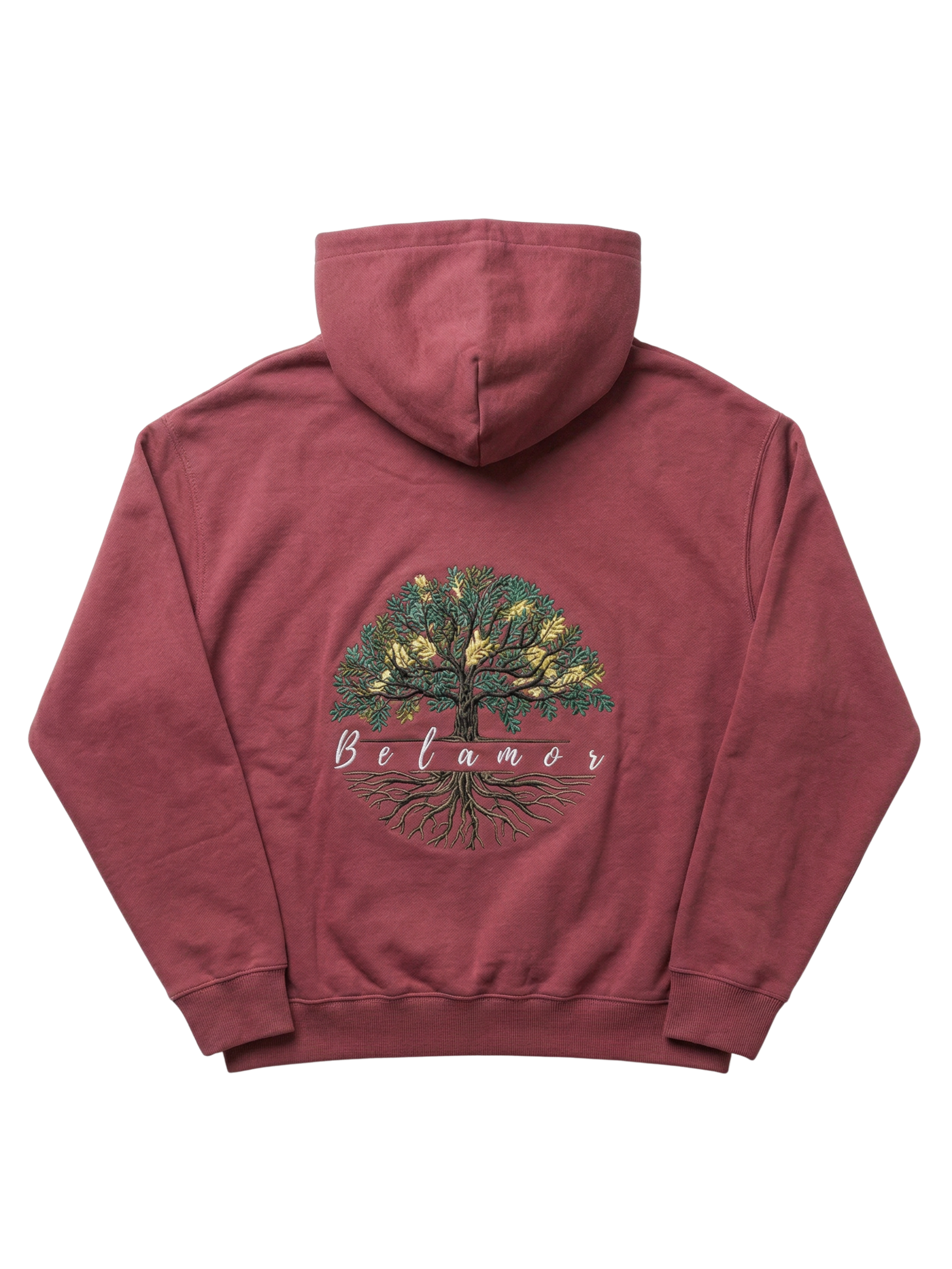 Tree Embroidery Hoodie Belamor